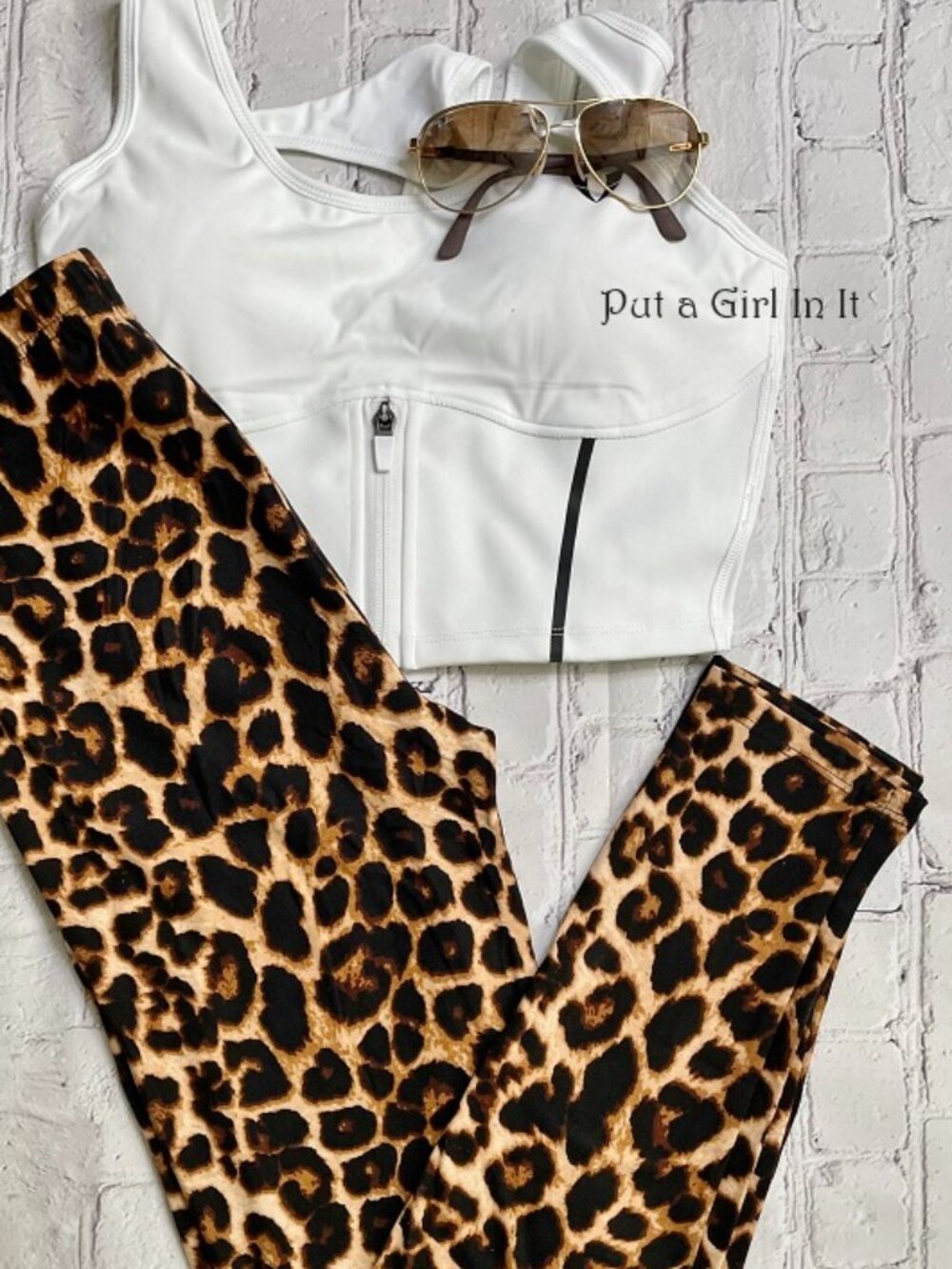 New Women's Buttery Soft Brown Animal Leopard Print Leggings S M L 1X 2X Plus